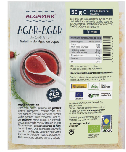 Agarflingor 50 gr