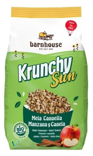 Bio Krunchy Sun Äppelkanel 375 gr