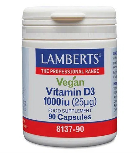 Vegansk vitamin D3 1000 IE 90 kapslar