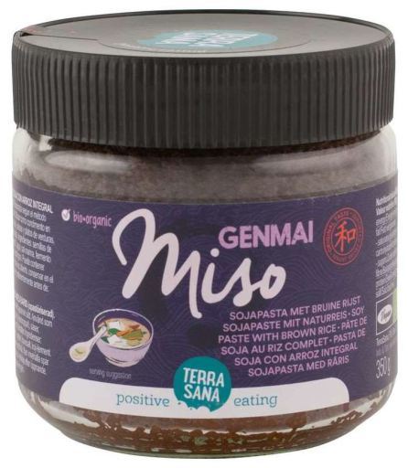 Genmai opastöriserad miso sojapasta med ris