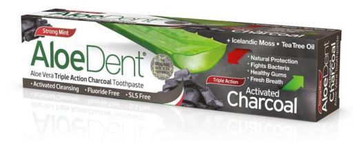 Aloedent Active Charcoal Tandkräm 100 ml