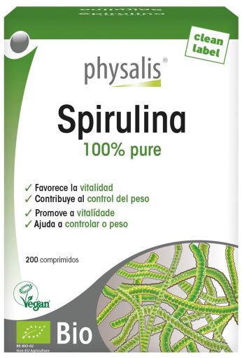 Ekologisk Spirulina 200 tabletter