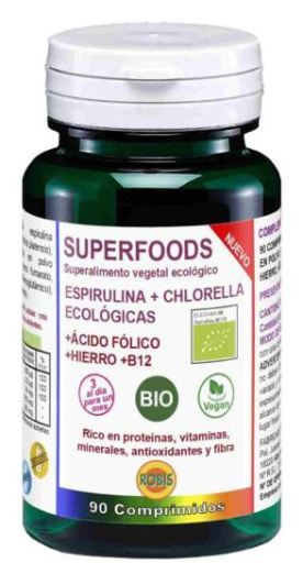 Spirulina+Chlorella Bio 90 tabletter