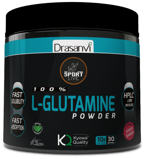 L-Glutamin Watermelon Flavor Sport live 300 gr