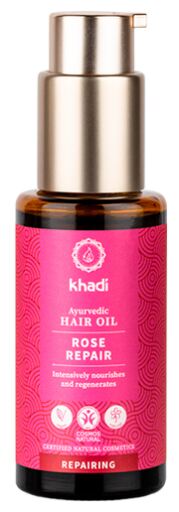 Rose hårolja reparerar skadat hår 50 ml