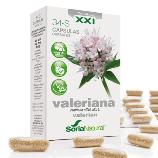 S Valeriana 34 kapslar