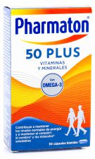 Vitaminer och mineraler 50 Plus 30 kapslar