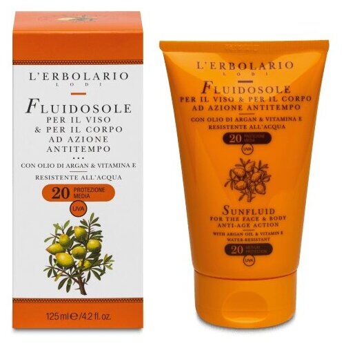 FluidoSole Face and Body Anti-Aging SPF 20 125 ml