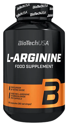 L-Arginine 90 mega kapslar