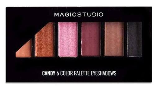 Magic Studio Candy Eyeshadow Palette 6 nyanser