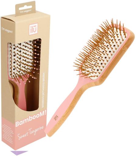 Bambu Detangling Brush Sweet Tangerine Palette