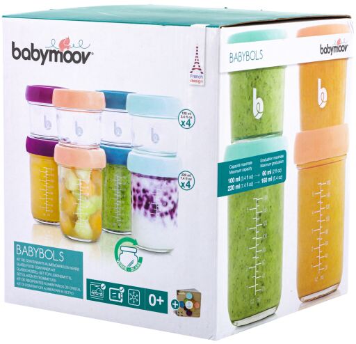 Babybols Cristal Botes Multiset 120 ml x 4 uds + 240 ml x 4 uds