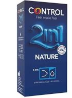 Duo Nature 2 i 1 Kondom + Gel 6 enheter