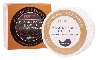 Black Pearl &amp; Gold Eye Patches 60 enheter