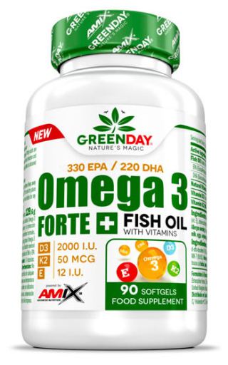 Greenday® Provegan Omega 3 Forte+ 90 kapslar