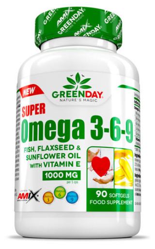 Greenday® Super Omega 3-6-9 - 90 kapslar