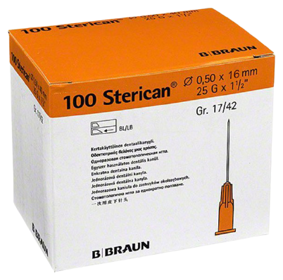 Sterican Orange Nålar 16x5 mm 100 st