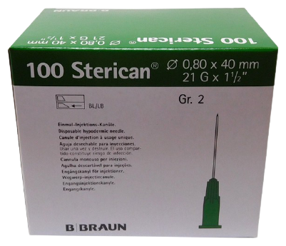 Sterican Gröna Nålar 40x8 mm 1,2 100 st