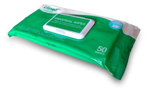 Clinell Wipes Pack 50 enheter