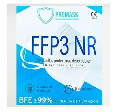 Vit FFP3-mask