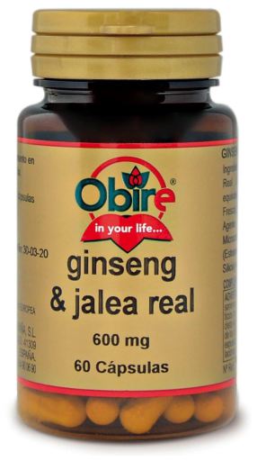 Ginseng &amp; Royal Jelly 600 mg 60 kapslar