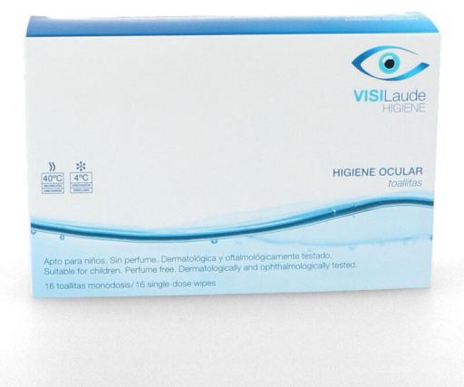 Visilaude Eye Hygiene Wipes 16 enheter