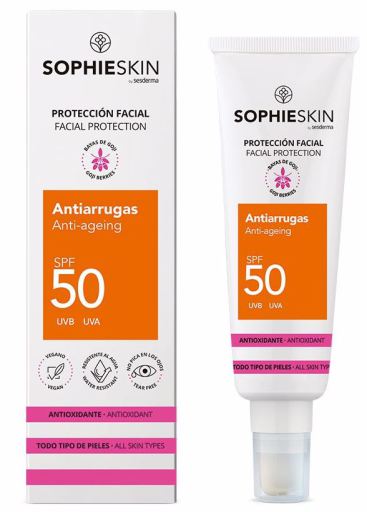 Anti-rynk ansiktssolkräm Spf50 50 ml