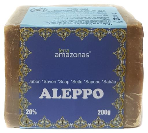 Aleppotvål 20% lagerolja 200 gr