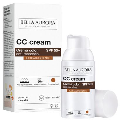 CC Cream Extra Coverage Anti-Stain SPF 50+ 30 ml