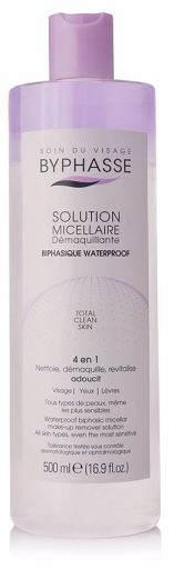 Bifasisk vattenfast Micellar Makeup Remover Solution 500 ml