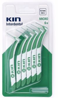 Micro interdental borste Set 0,9 mm 6 enheter