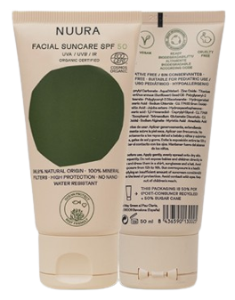 Naturlig solkräm Spf 50 50 ml