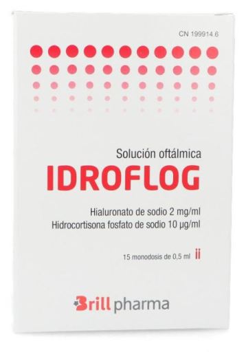 Idroflog oftalmologisk lösning 15 enstaka doser