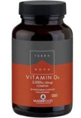 Vitamin D 3 2000 Iu 50 Grönsakskapslar