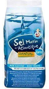 Ekologiskt atlantiskt grovt salt 1 kg