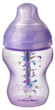 Lila anti-kolik nappflaska 260 ml