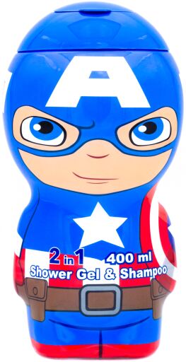 Air-val Captain America Gel och schampo 400 ml