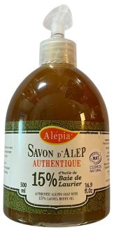 Aleppo Flytande Tvål 15% Laurel Bär 500 ml