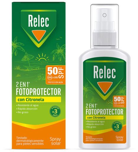 Photoprotector 2 in 1 Solar Citronella Spray SPF 50 100 ml