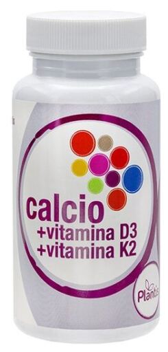 Kalcium + Vitamin D3 + Vitamin K2 Plantis 60 kapslar