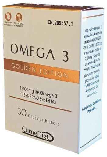 Omega 3 gyllene 30 pärlor