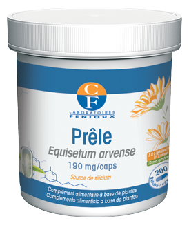 Prêle 190 mg x 200 kapslar