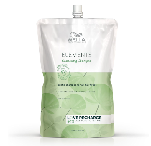 Elements Renewing Shampoo för alla hårtyper Refill 1000 ml