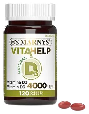 Vitahelp Vitamin D3 4000 IE 120 kapslar