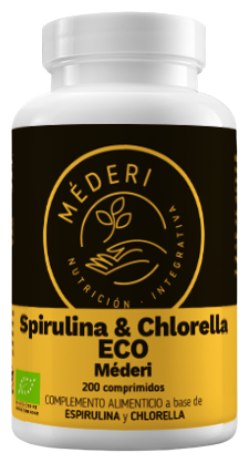 Spirulina &amp; Chlorella Eco 200 tabletter