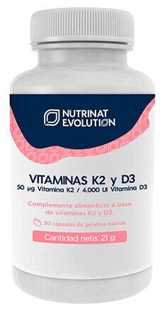 Vitaminer K2 D3 30 Kapslar