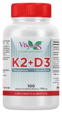 Vitamin K2 + D3 100 Kapslar