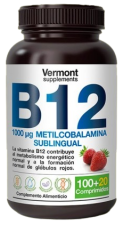 Vitamin B12 120 tabletter