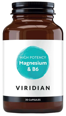 Magnesium med hög styrka med B6 30 kapslar