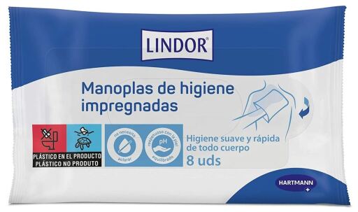 Lindor impregnerade hygienvantar 8 st